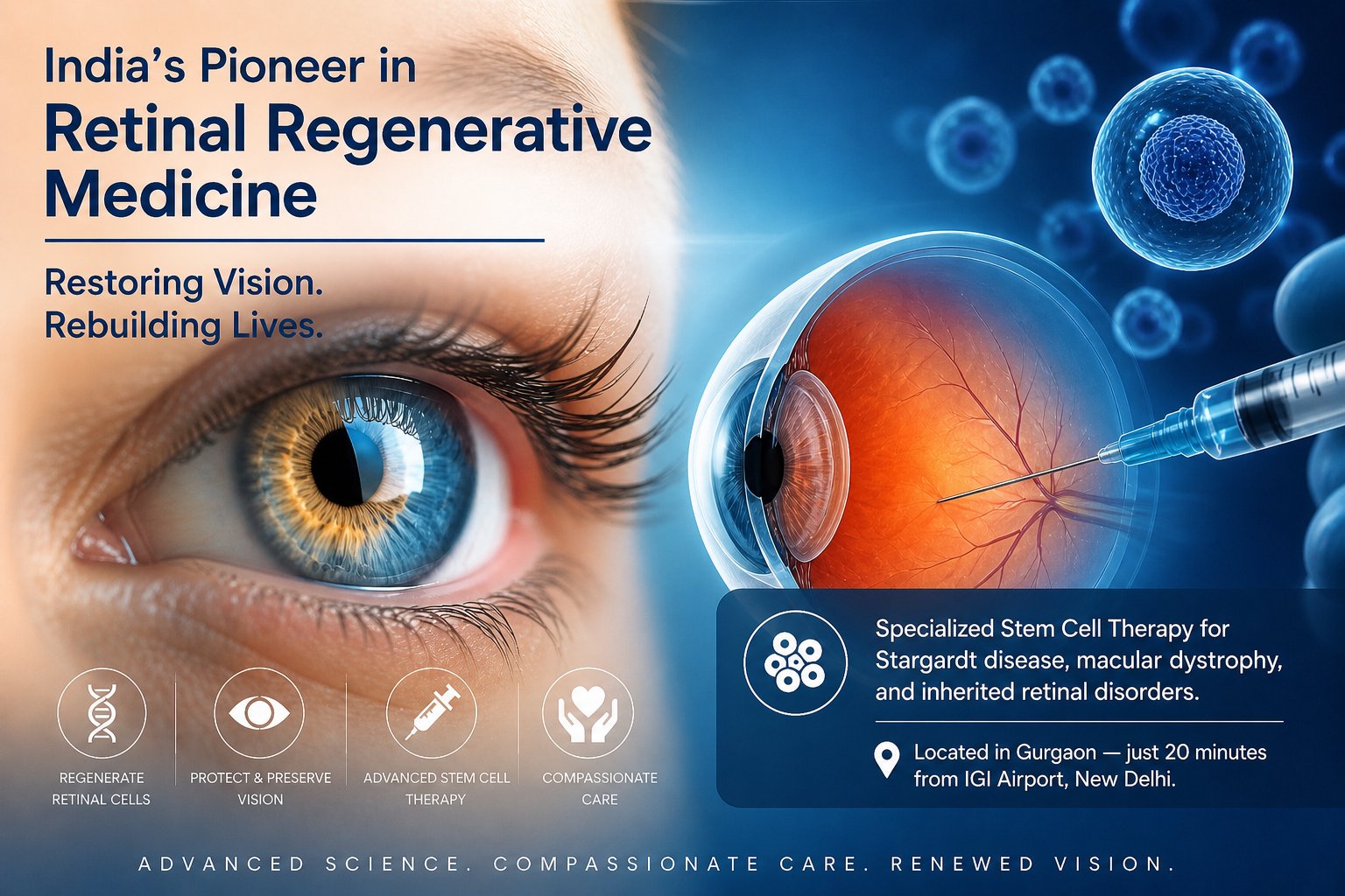 India's Pioneer in Retinal Regenerative Medicine — Stargardt Treatment Center Gurgaon